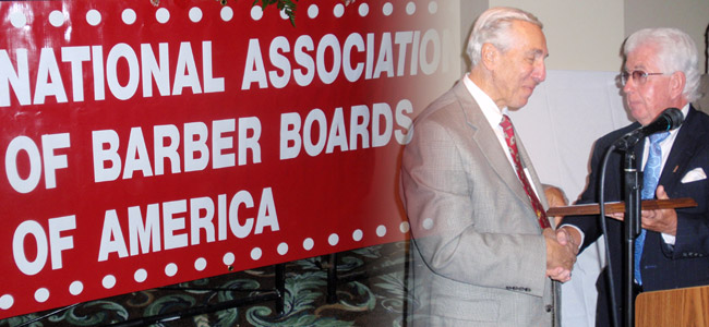 Simon Avara's induction into the National Board of Barbers "Hall Of Fame"
